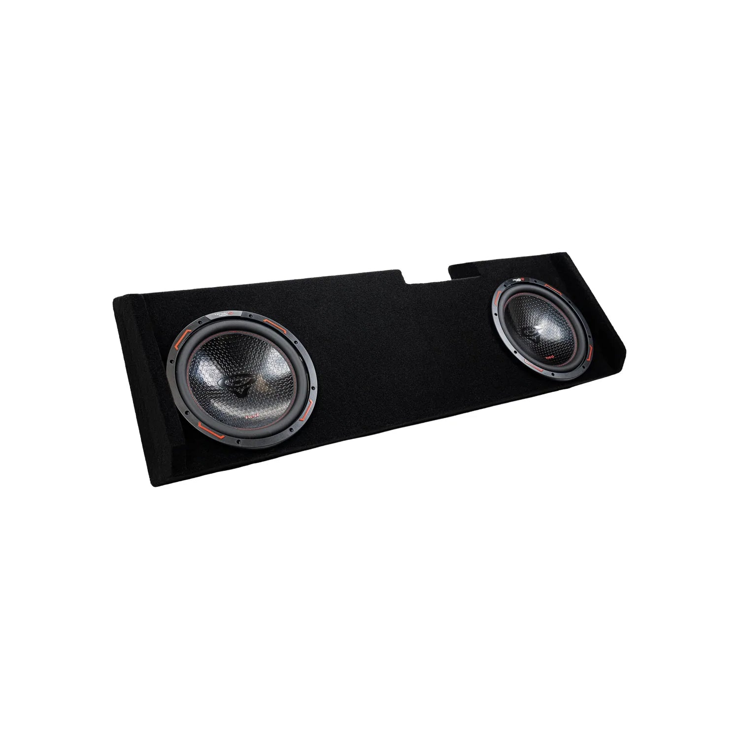 Dual 10" Sealed Subwoofer Enclosure for 2019-Up Chevy Silverado / GMC Sierra Extended / Crew Cab with H10DV2 - Cerwin Vega